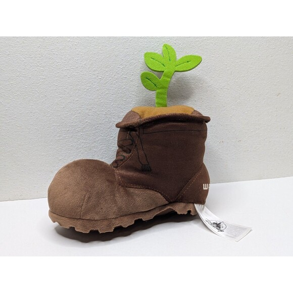 Disney Other - Disney Pixar Wall-E Brown Boot Green Plant 7" Plush Soft Toy EarthDay